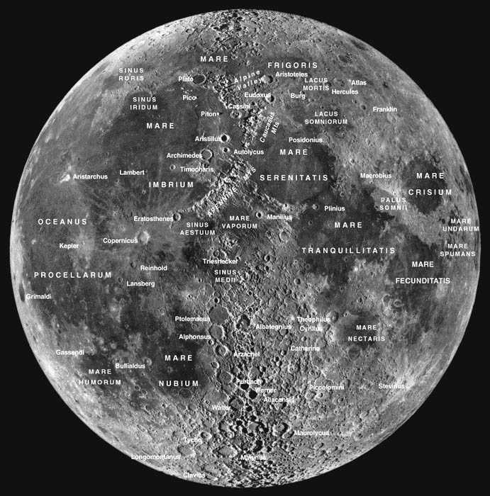 big moon map